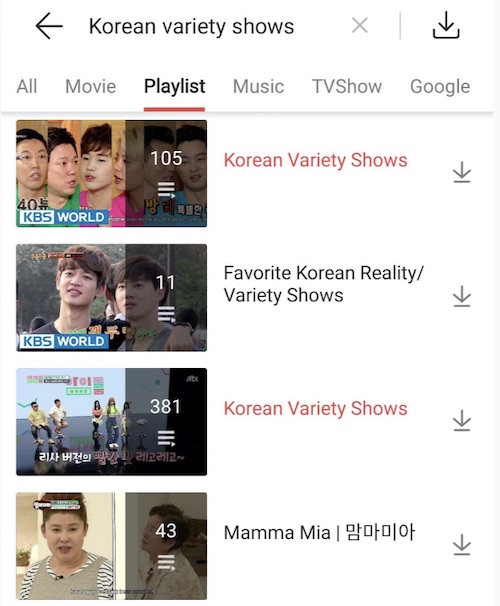 Korean variety show deals website list