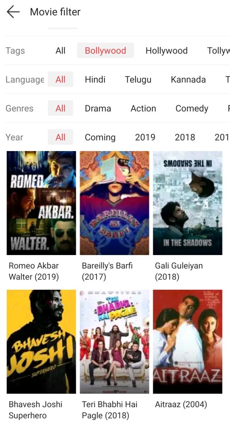 2019 Best Bollywood Movies Download Sites VidMate